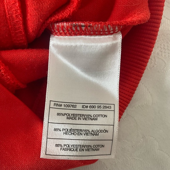 Vintage puma Ferrari track Jacket Red Boys Size 6 Logo Ferrari On Front/back - Picture 9 of 12